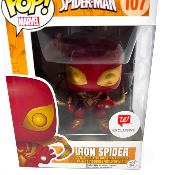 Funko Pop Marvel Spider-Man Walgreens Exclusive Iron Spider 107