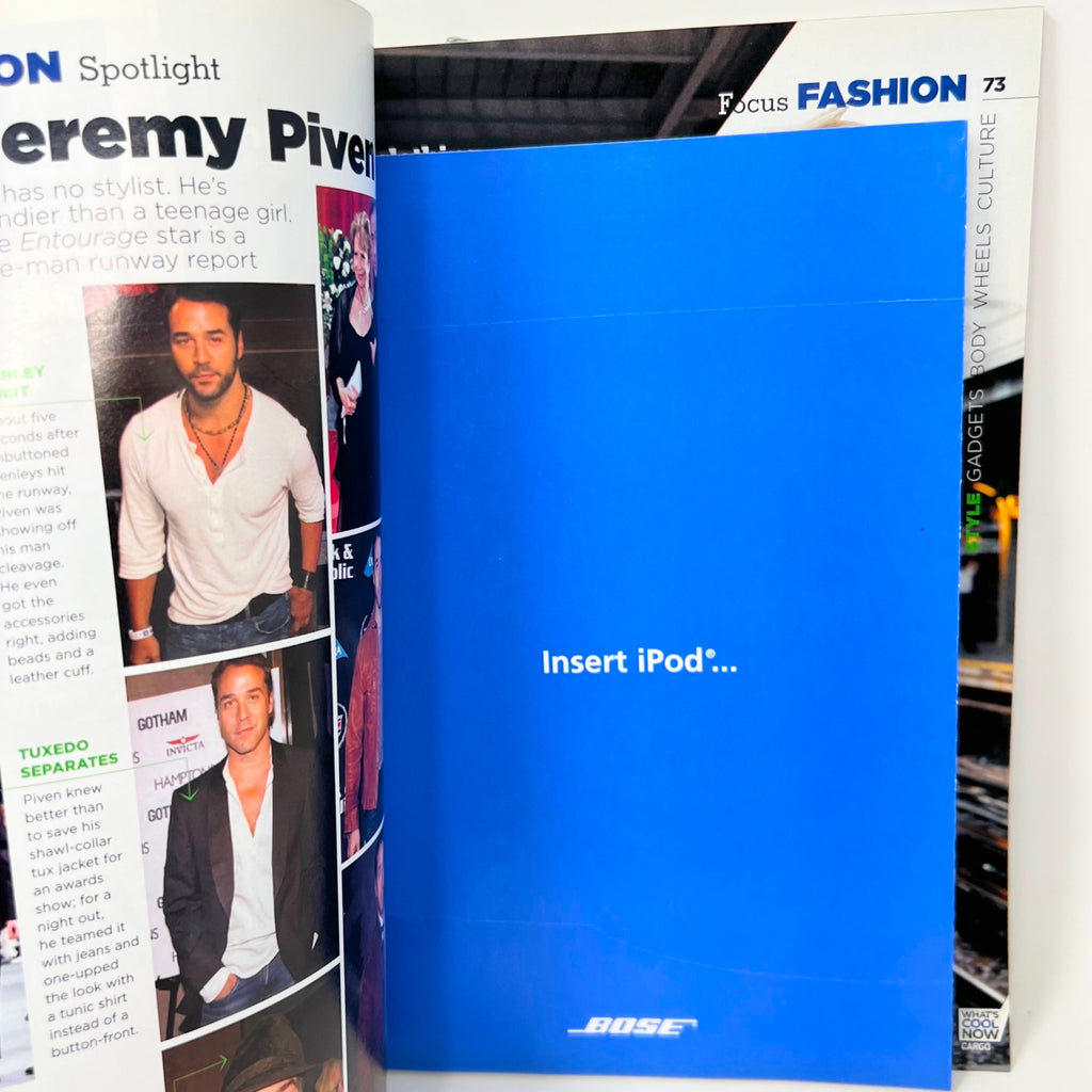 Cargo Magazine December January 2006 Whats Cool Now Tech Previews  Nano Playlist