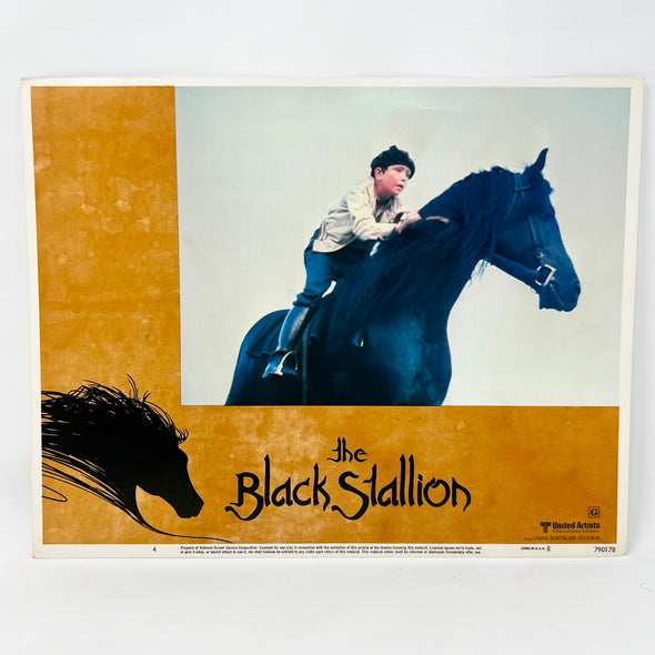 The Black Stallion Movie Collectible Lobby Card 11X14 No.4