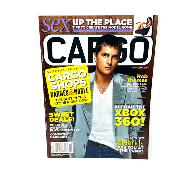 Cargo Magazine November 2005 Rob Thomas Sex up Your Home Xbox 360 Hybrids