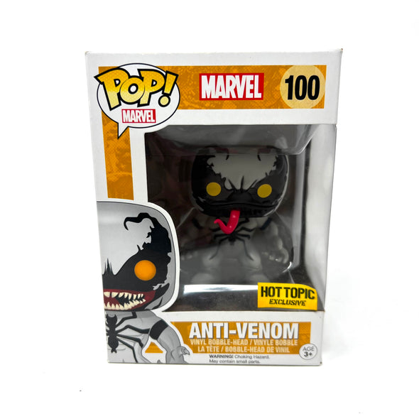 Funko Pop Marvel Hot Topic Anti-Venom Binyl Bobble-Head