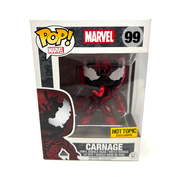 Funko Pop Marvel Hot Topic Exclusive Carnage Vinyl Bobble-Head 99