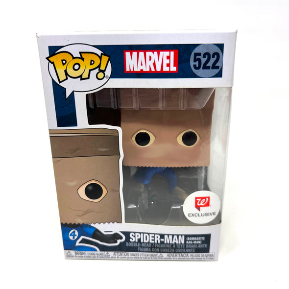 Funko Pop Marvel Walgreens Excusive Spider-Man Bombastic Bag-Man 522