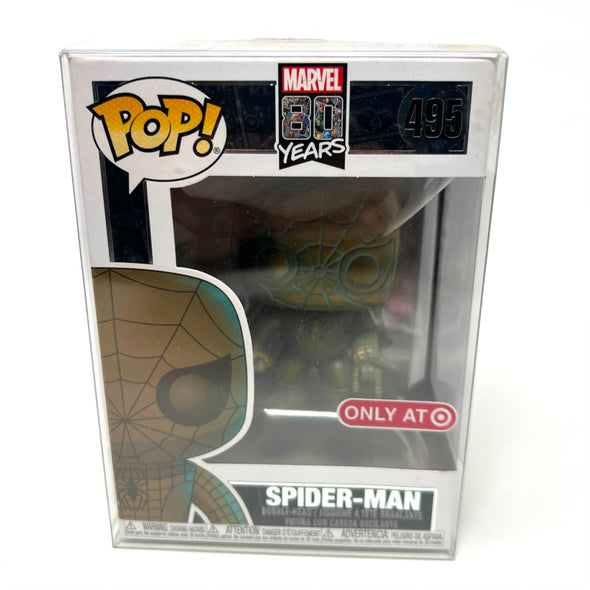 Funko Pop Marvel 80 Years Target Exclusive Spider-Man Bobble-Head
