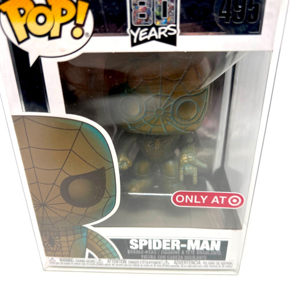 Funko Pop Marvel 80 Years Target Exclusive Spider-Man Bobble-Head