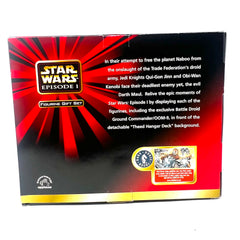 Star Wars Episode 1 Figurine Gift Set Theed Hanger Darth Maul Obi-Wan Qui-Gon