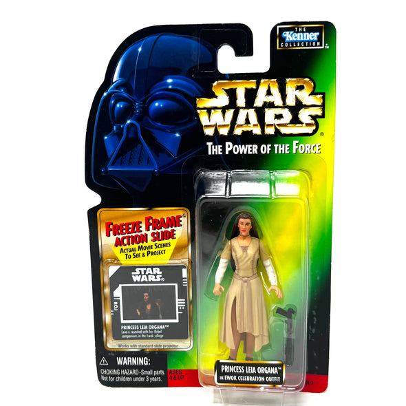 Kenner Star Wars The Power of the Force Princess Leia in Ewok Celebration Outfit
