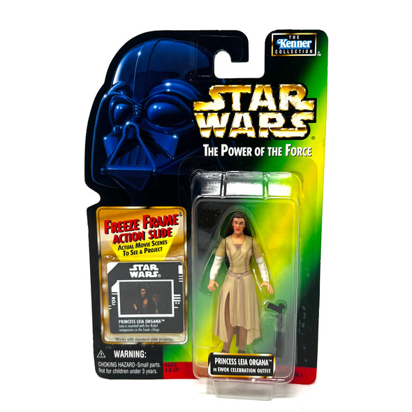 Kenner Star Wars The Power of the Force Princess Leia in Ewok Celebration Outfit
