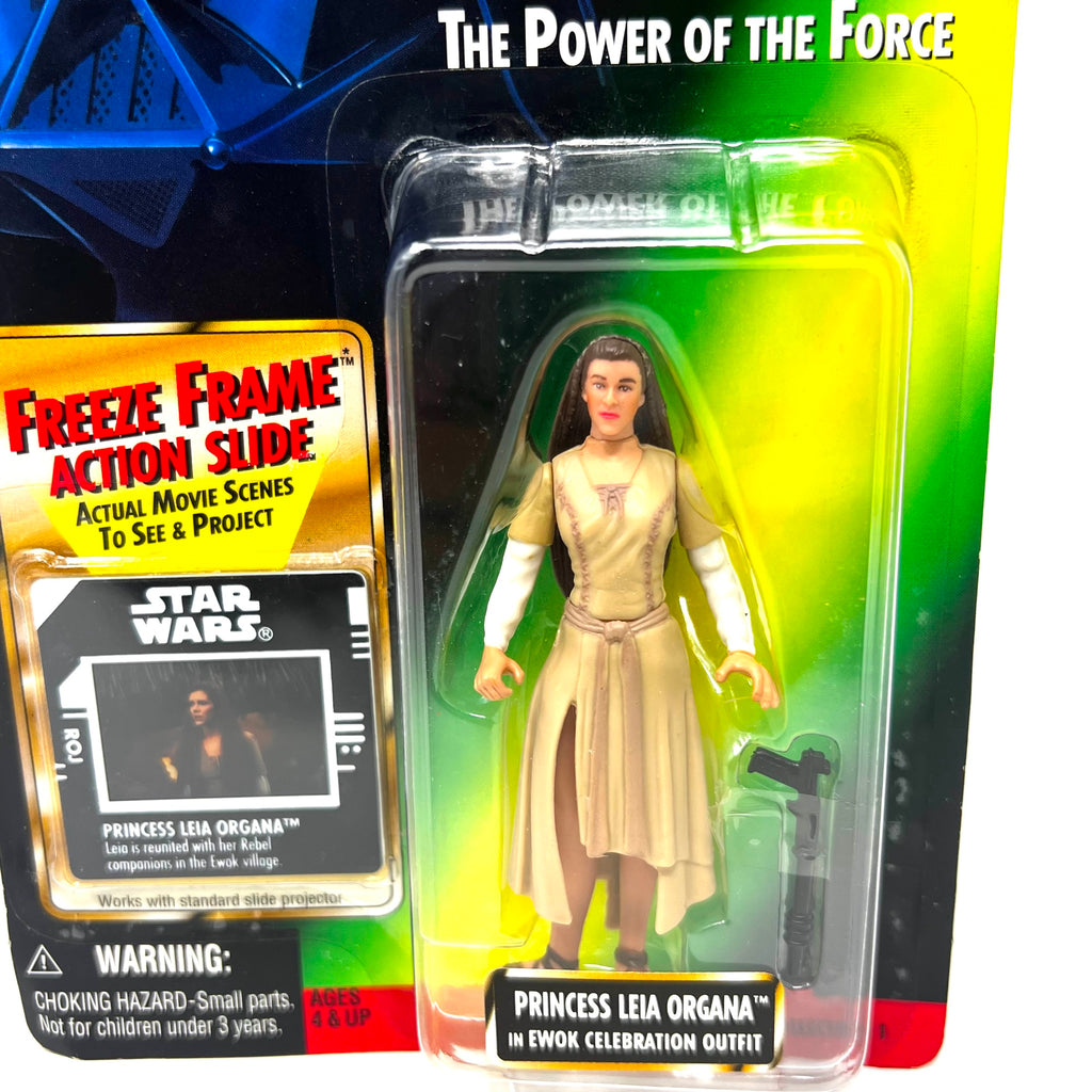 Kenner Star Wars The Power of the Force Princess Leia in Ewok Celebration Outfit
