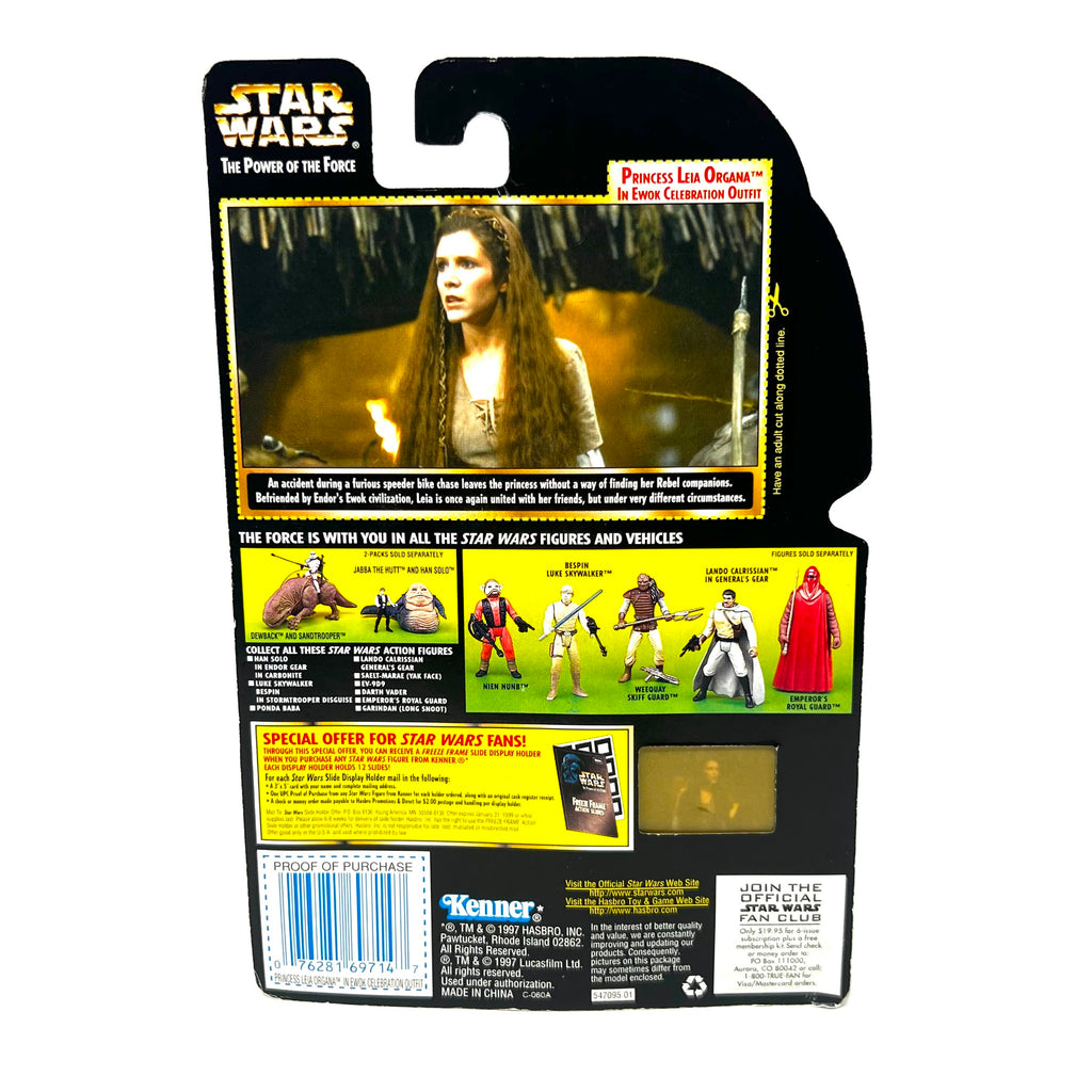 Kenner Star Wars The Power of the Force Princess Leia in Ewok Celebration Outfit