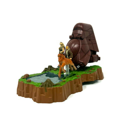 Star Wars Action Fleet Jar Jar & Qui-Gon Jinn Outrun Federation Mini Scene