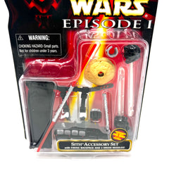 Star Wars Episode 1 Phantom Menace Sith Accessory Set With Firing Backpack