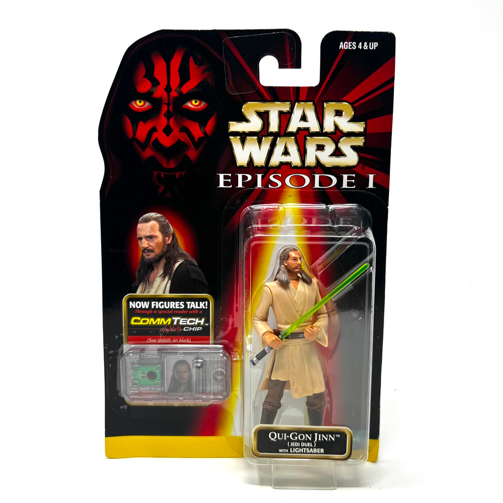 Star Wars Episode 1 Phantom Menace Qui-Gon Jinn with Lightsaber