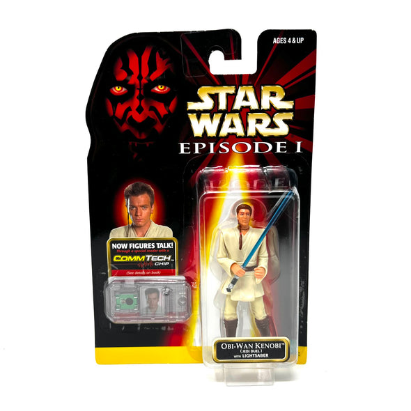 Star Wars Episode 1 Phantom Menace Obi-Wan Kenobi With Lightsaber