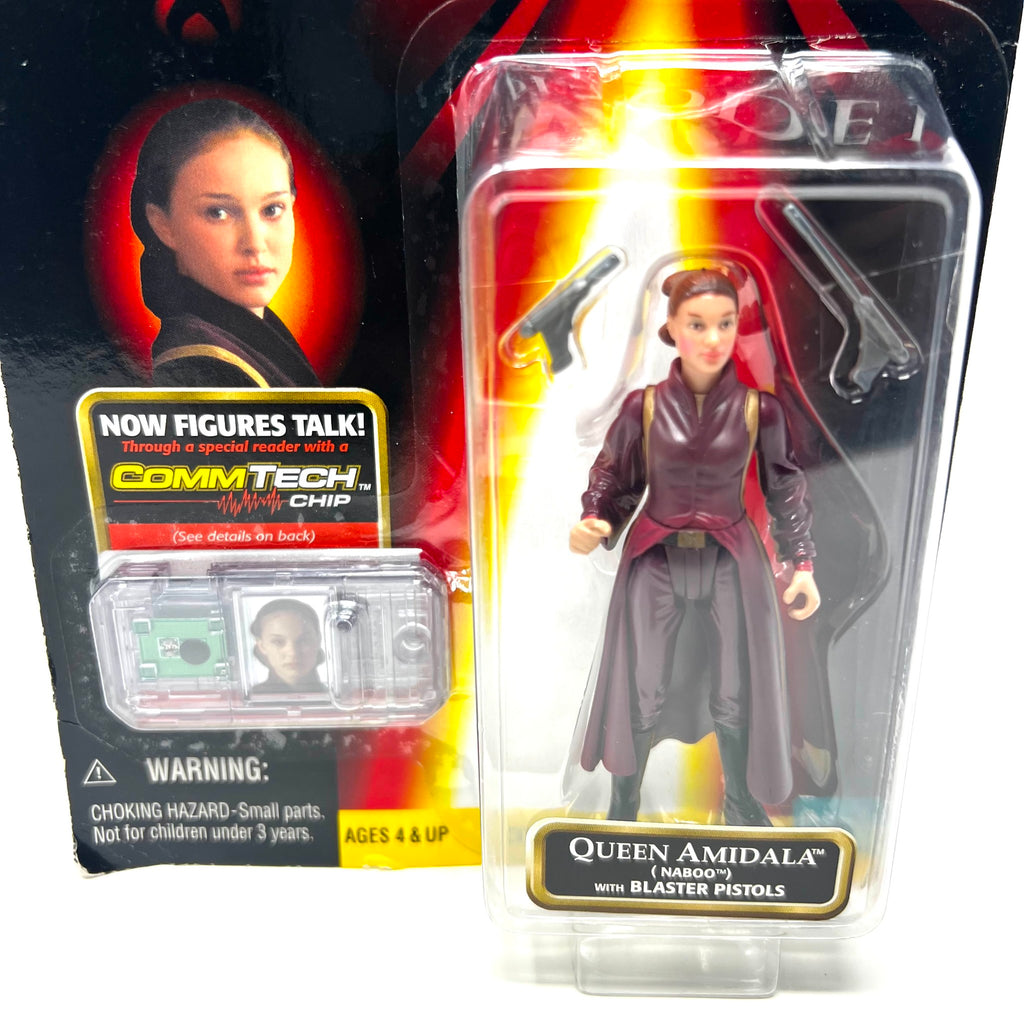 Star Wars Episode 1 Phantom Menace Queen Amibala With Blaster Pistols