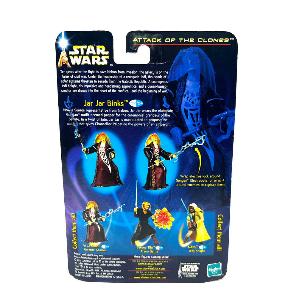 Star Wars Attack of the Clones Jar Jar Binks Gungan Senator