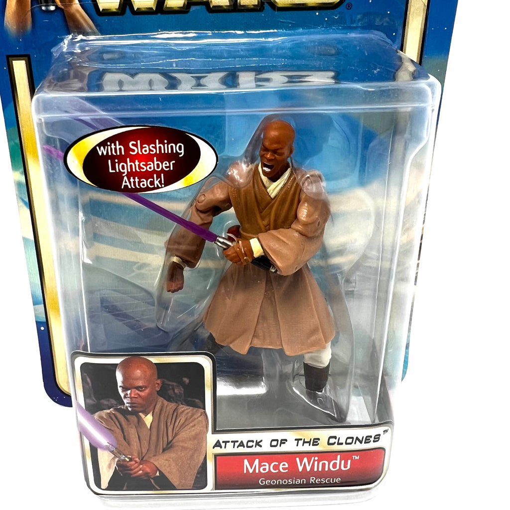 Star Wars Attack of the Clones Mace Windu Geonosian Rescue