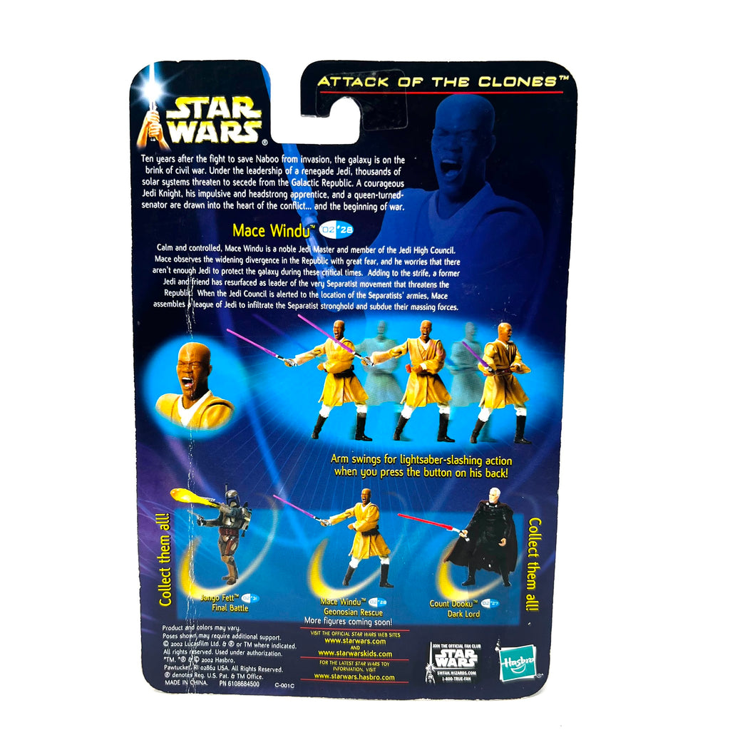 Star Wars Attack of the Clones Mace Windu Geonosian Rescue