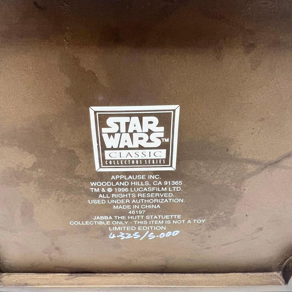 Star Wars Classic Collectors Series Jabba The Hutt Statuette Princess Leia Organ