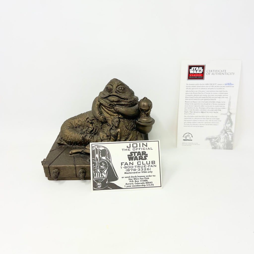 Star Wars Classic Collectors Series Jabba The Hutt Statuette Princess Leia Organ