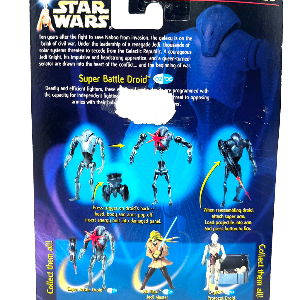 Star Wars Attack of the Clones Super Battle Droid