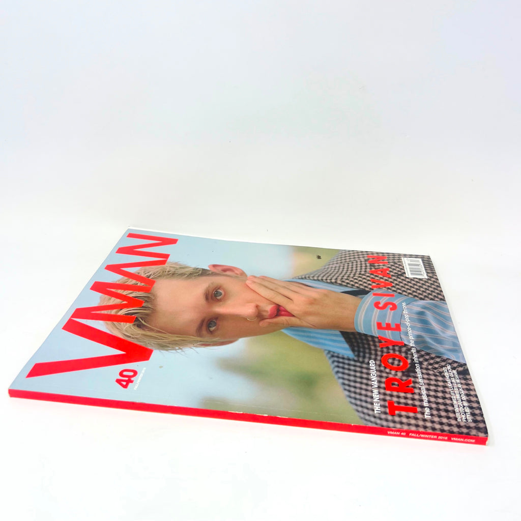 VMan Magazine No. 40 Fall-Winter 2018 Troye Sivan Single Issue Magazine