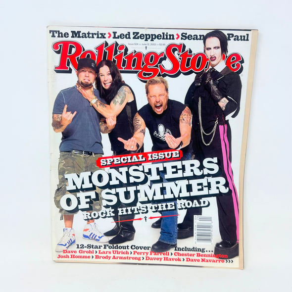 Rolling Stone Magazine June 2003 Special Issue Monsters of Summer Rock
