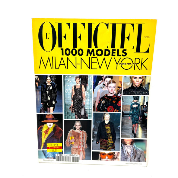 L'Officiel Magazine No.114 1000 Models Milan New York Winter 2011-12