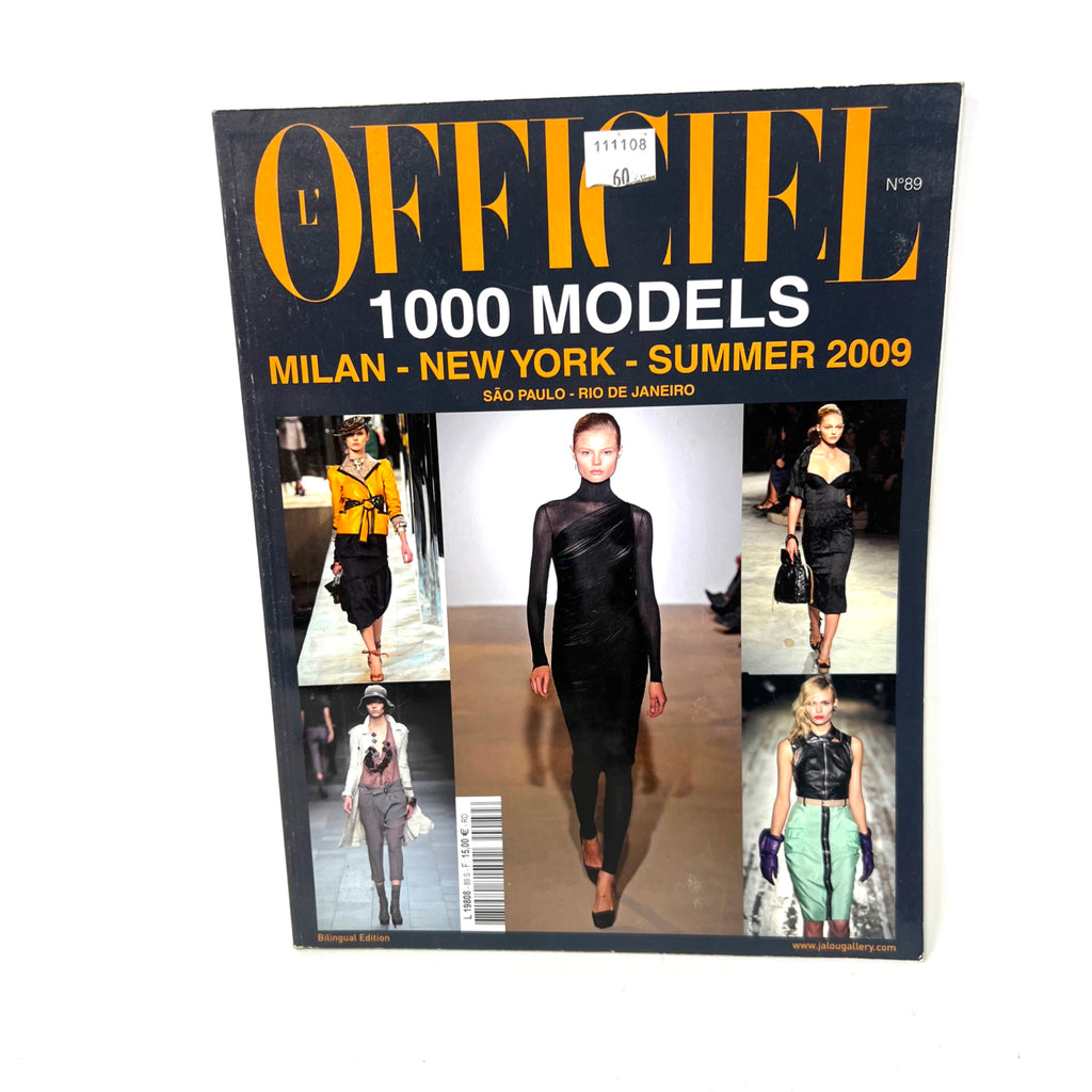 L'Officiel Magazine No.89 1000 Milan New York Summer 2009 São Paulo