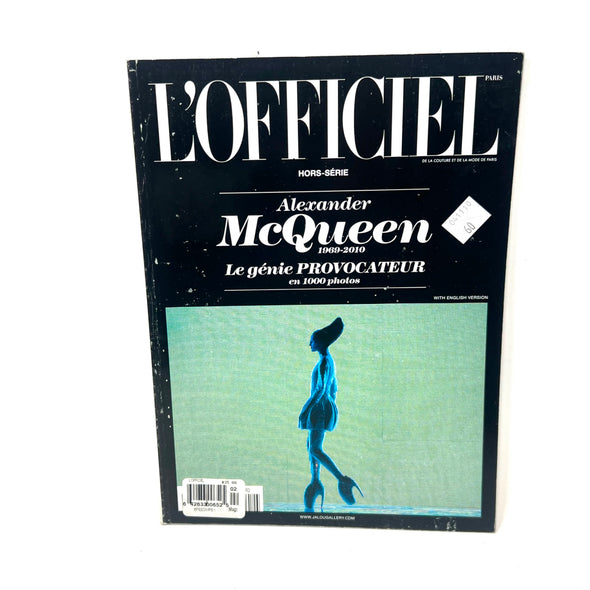L'Officiel Magazine Hors-Serie Alexander Mcqueen 1969-2010 Le Genie Provacateur