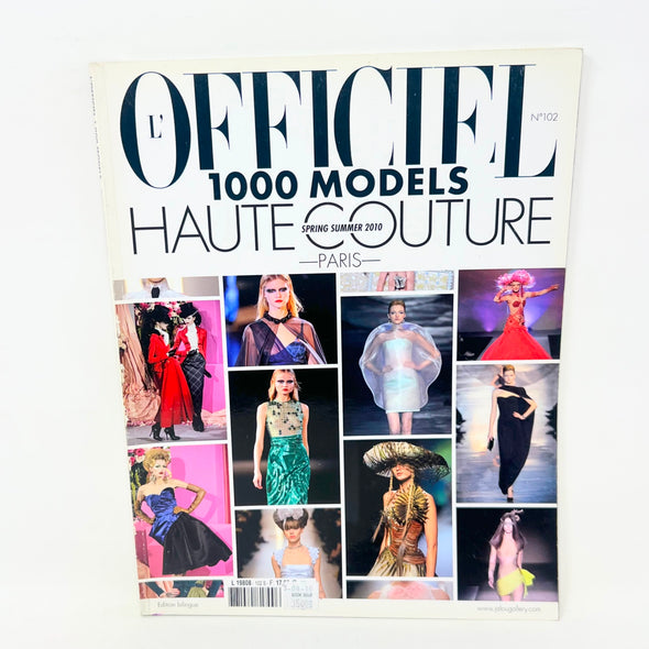 L'Officiel Magazine No.102 1000 Models Haute Couture Spring Summer 2010
