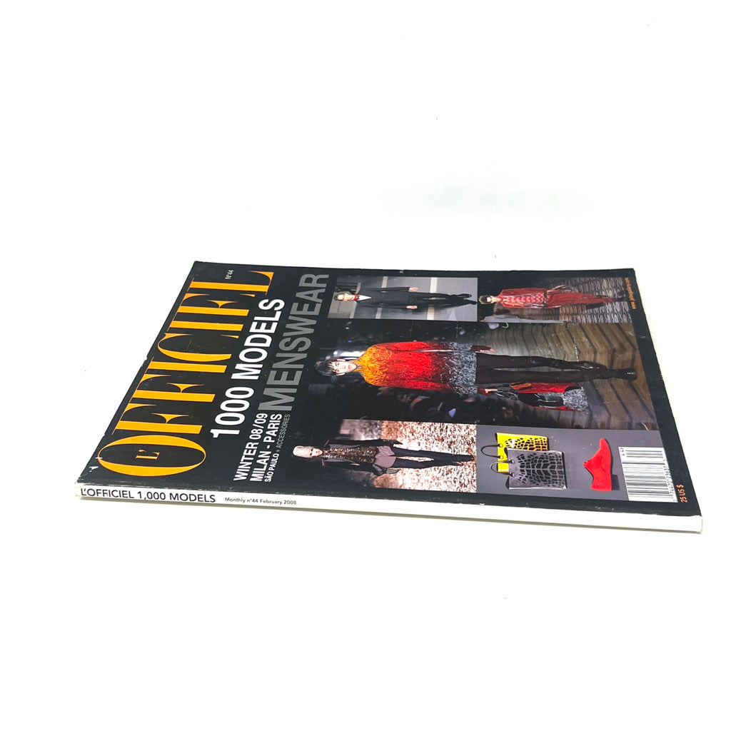 L'Officiel Magazine No.44 1000 Models Menswear Winter 08/09 Milan Paris