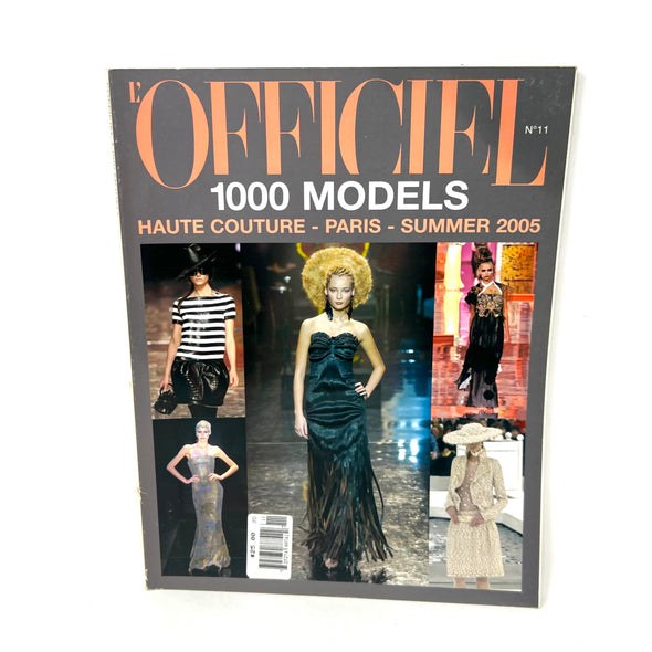 L'Officiel Magazine N.11 1000 Models Haute Couture Paris Summer 2005