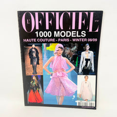 L'Officiel Magazine No.87 1000 Models Haute Couture Paris WInter 08/09