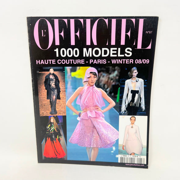 L'Officiel Magazine No.87 1000 Models Haute Couture Paris WInter 08/09