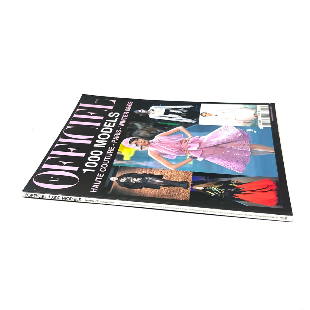 L'Officiel Magazine No.87 1000 Models Haute Couture Paris WInter 08/09