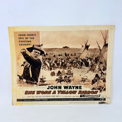 1954 John Wayne She Wore a Yellow Ribbon Collectible Movie Lobby Card (c)
