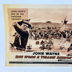 1954 John Wayne She Wore a Yellow Ribbon Collectible Movie Lobby Card (c)
