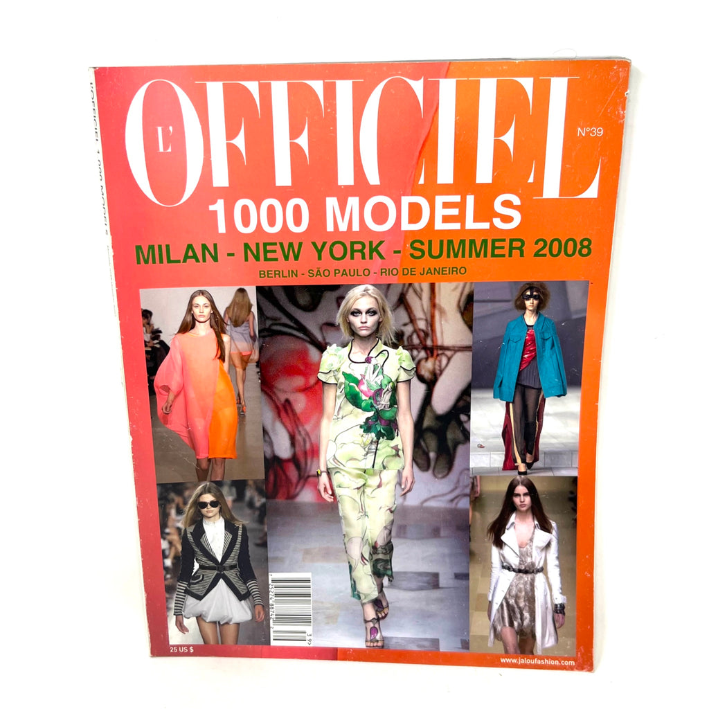 L'Officiel Magazine No.39 1000 Models Milan New York Summer 2008 Berlin