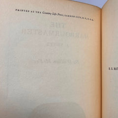 1931 The Harbourmaster A Novel  William Mcfee