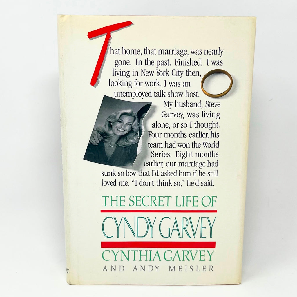 The Secret Life of Cyndy Garvey and Andy Meisler Hardcover Book First Edition