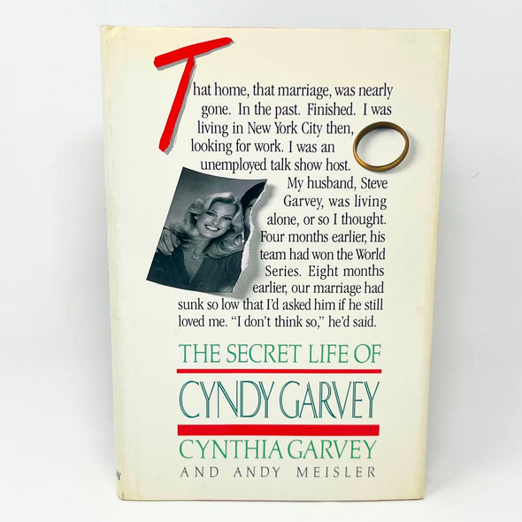 The Secret Life of Cyndy Garvey and Andy Meisler Hardcover Book First Edition