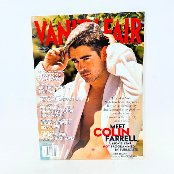 Vanity Fair magazine July 2002 Colin Farrell Cover