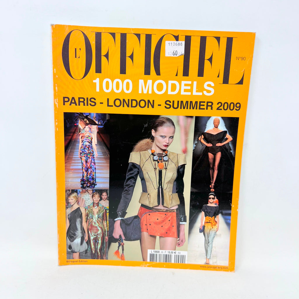 L'Officiel Magazine No.90 1000 Models Paris London Summer 2009