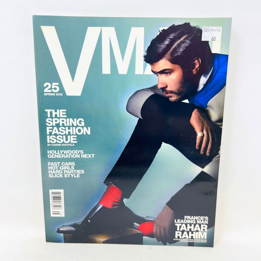 VMAN Magazine Issue 25, Spring 2012 Tahar Rahim Cover