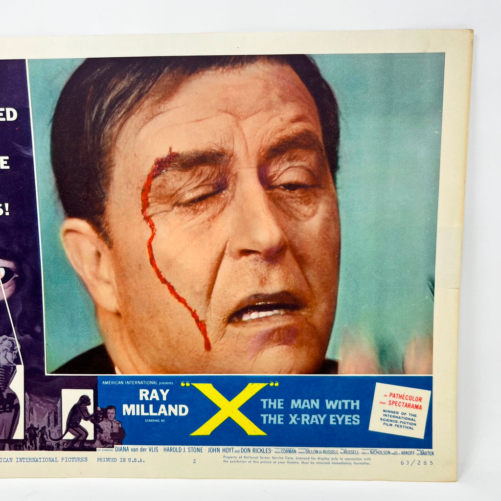 1963 The Man With The X-Ray Eyes Vintage Movie Lobby Card No.2