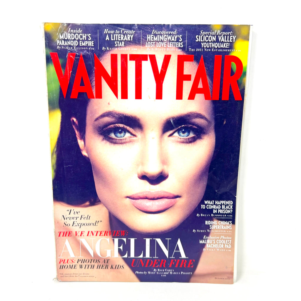Vanity Fair Magazine October 2011 Angelina Jolie Cover