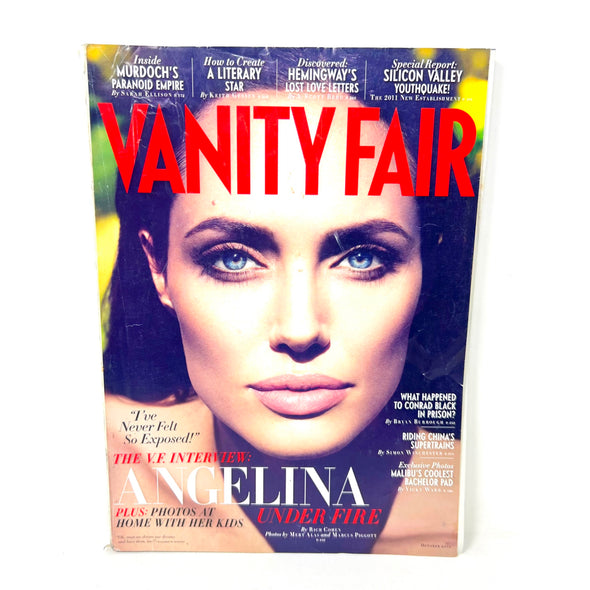 Vanity Fair Magazine October 2011 Angelina Jolie Cover