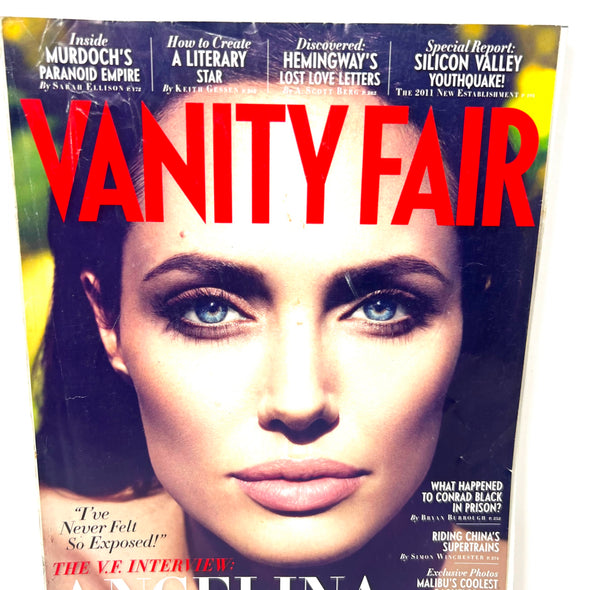 Vanity Fair Magazine October 2011 Angelina Jolie Cover