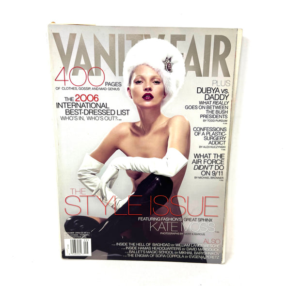 Vanity Fair Magazine September 2006  Kate Moss Cover
